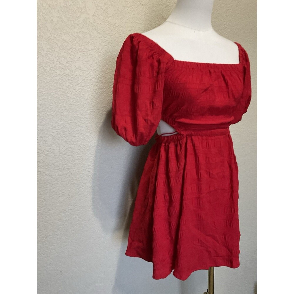 NWT, SHEIN VCay, Two Piece, Connected Dress, Red, Size: XS - Picture 2 of 8